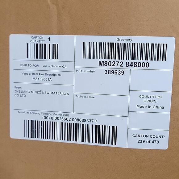 QVC 20" x 20" Faux Leaf Greenery Tile 🌿NIB! 🌿 - Picture 7 of 7